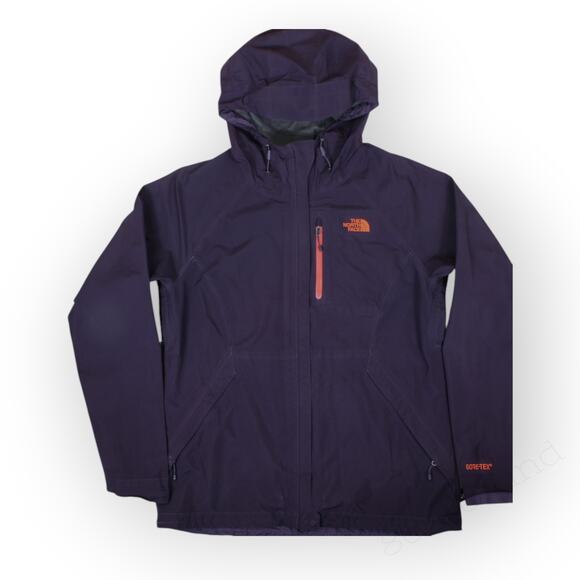 Large TheNorthFace Women's Dryzzle Jacket Rain Layer GORE-TEX GalaxyPurple - Picture 1 of 16